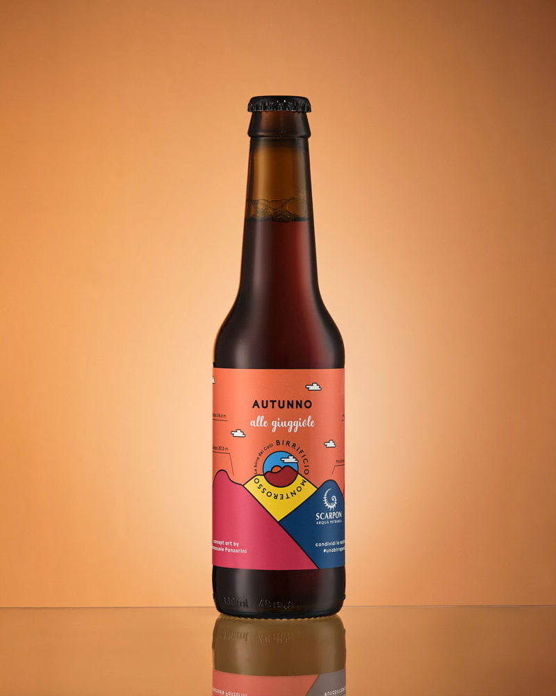 Birrificio Monterosso - Birra artigianale Autunno - Birra alle giuggiole - 33 CL