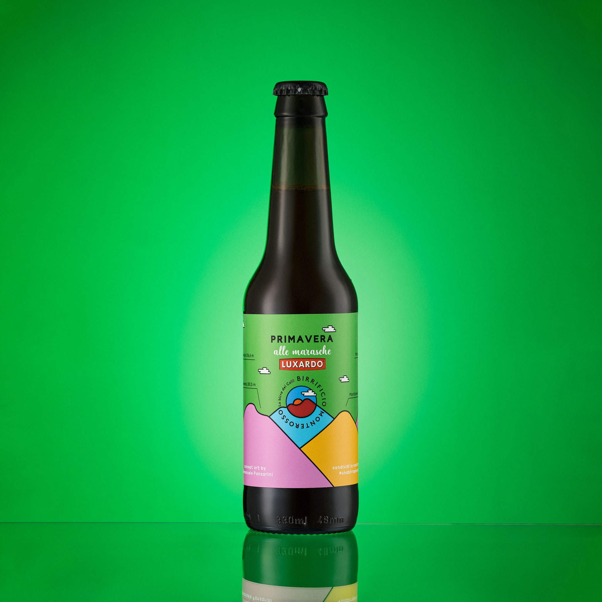 Birrificio Monterosso - Birra artigianale Primavera - Fruit beer alle marasche - 33 CL