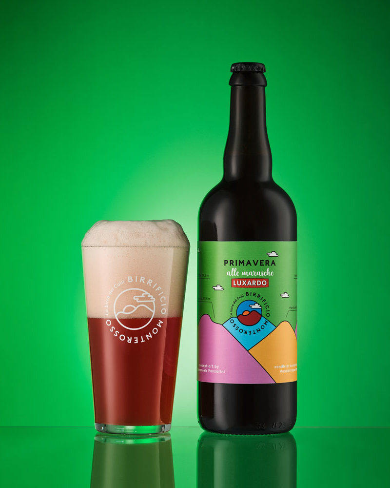 Birrificio Monterosso - Birra artigianale Primavera - Fruit beer alle marasche - 75 CL